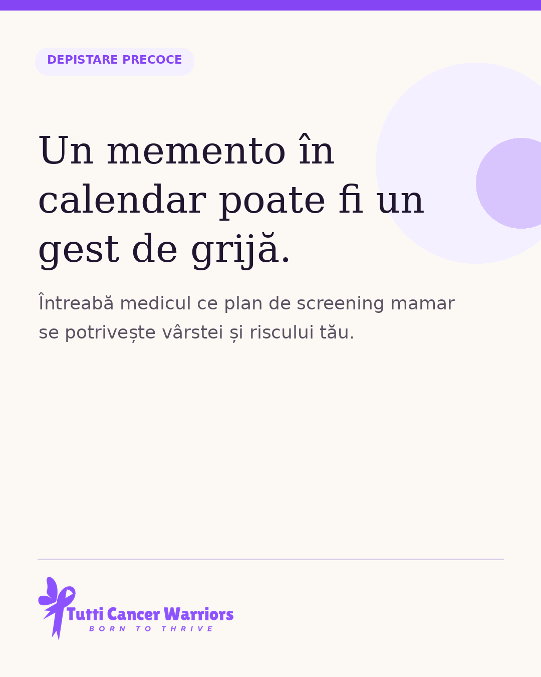 Un memento în calendar poate fi un gest de grijă.