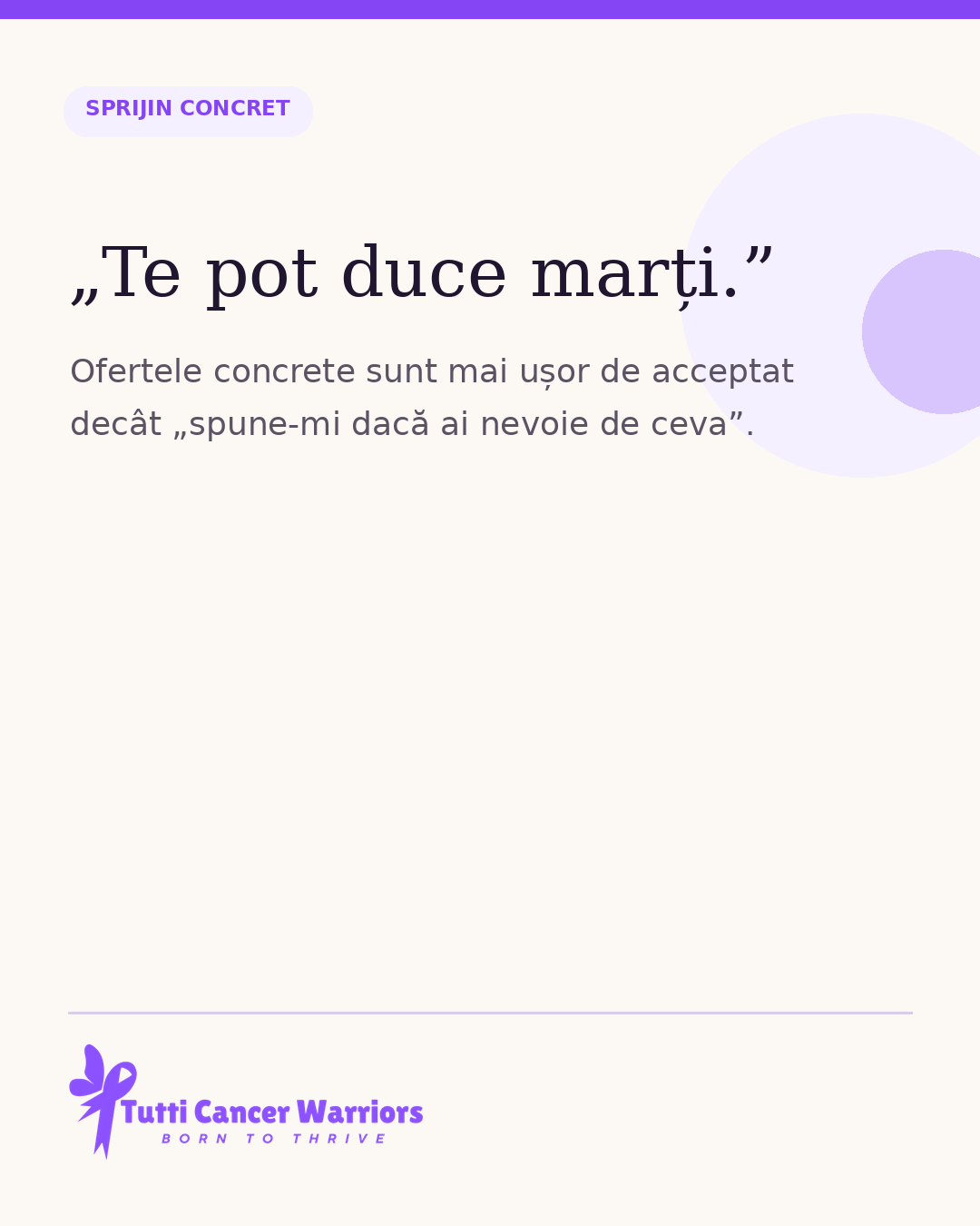 „Te pot duce marți.”